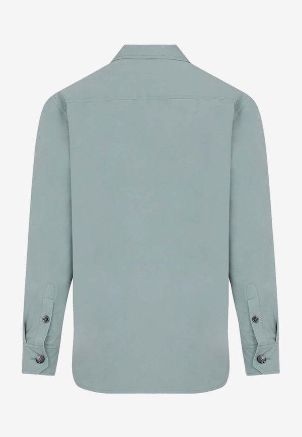 Long-Sleeved Silk Shirt