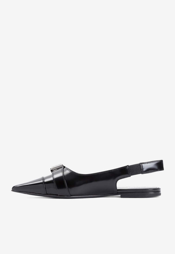 Voyou Pointed-Toe Flats