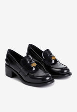 50 Logo Leather Loafers