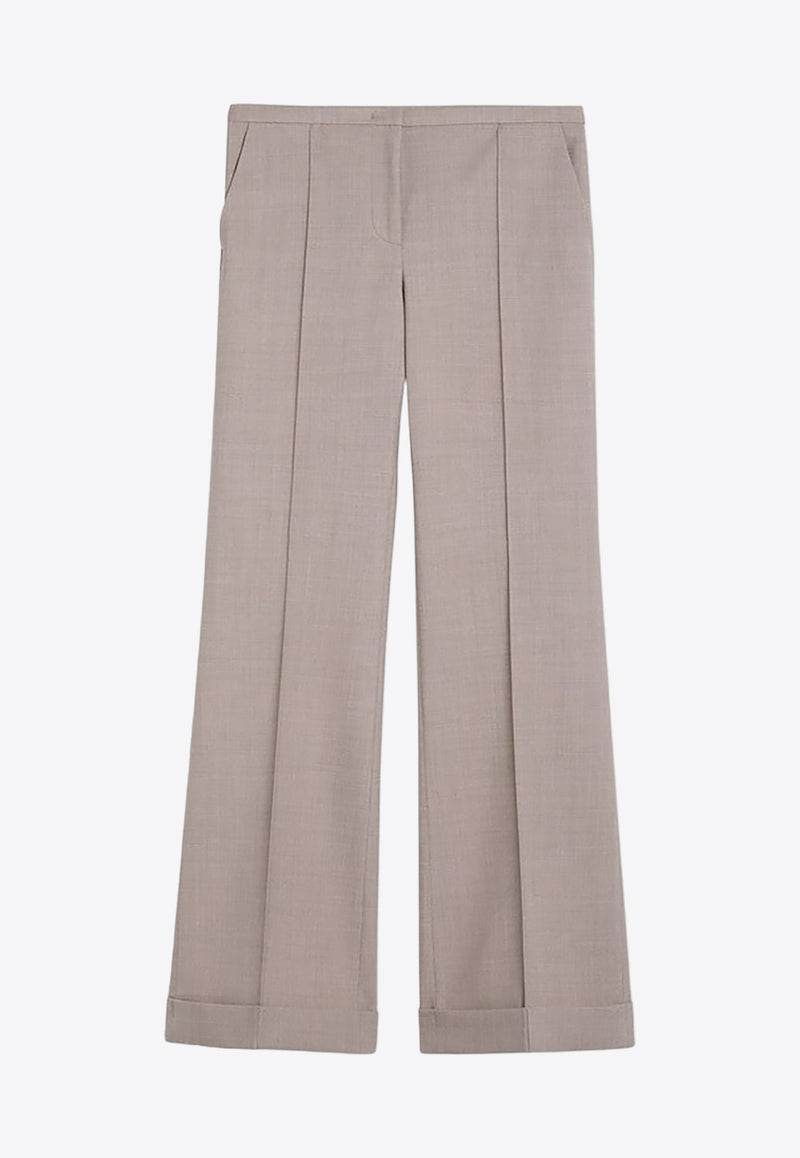 Straight-Leg Tailored Pants