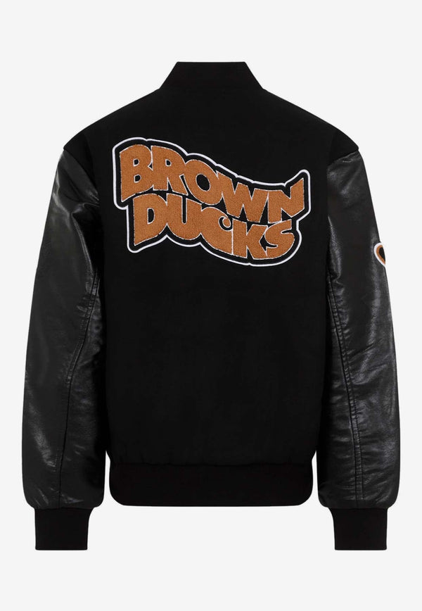 Brown Ducks Bomber Jacket