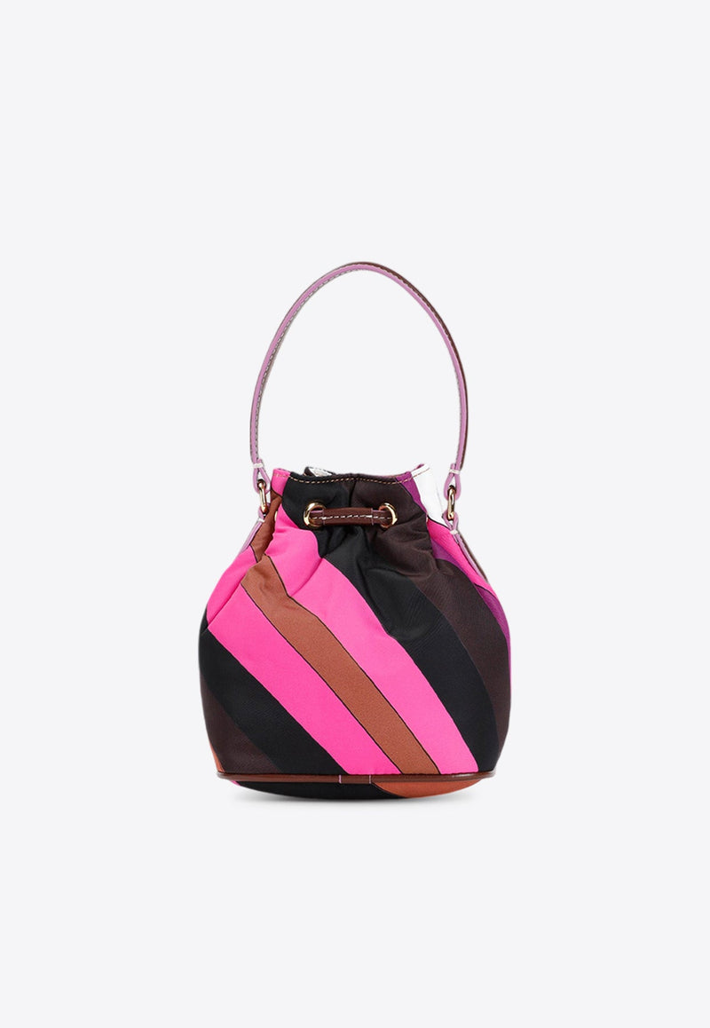 Yummy Iride Print Bucket Bag