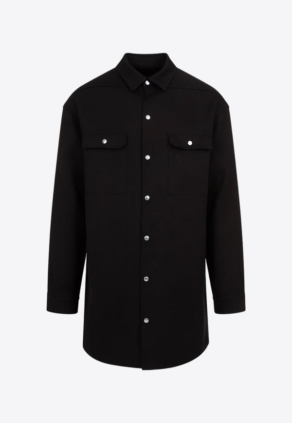 Jumbo Fogpocket Silk Wool Shirt