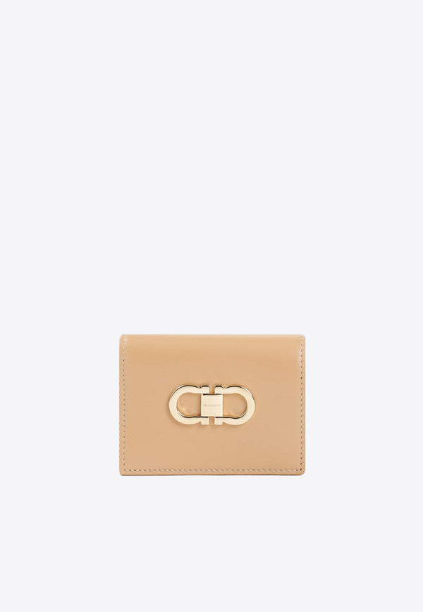 Double Gancio Leather Wallet