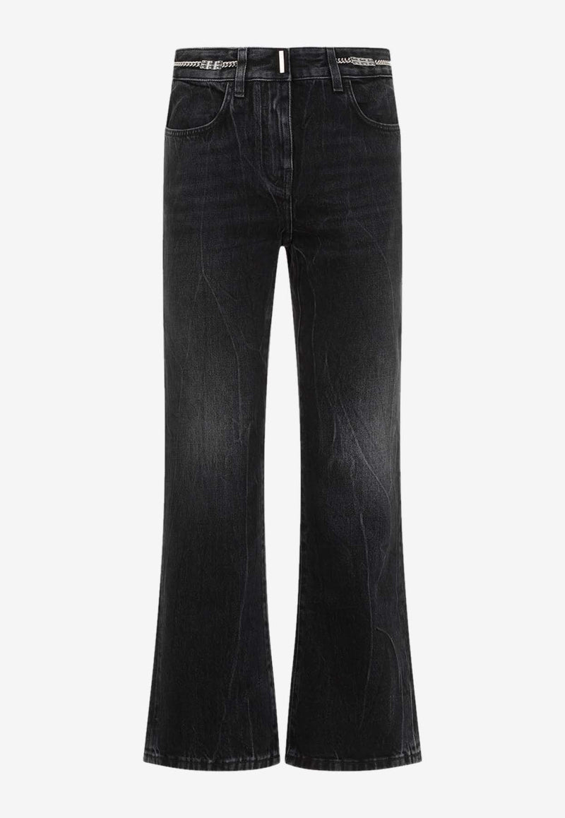 Boot-Cut 4G Chains Jeans