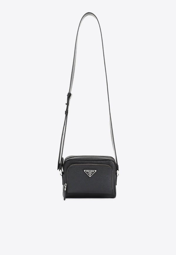 Messenger Bag in Saffiano Leather