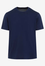 Short-Sleeved Silk T-shirt