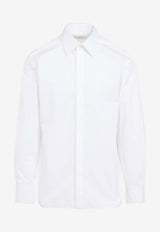 Long-Sleeved Poplin Shirt