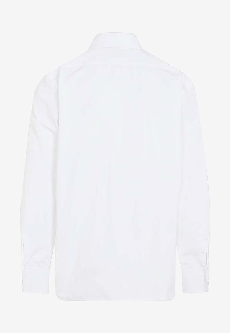 Long-Sleeved Poplin Shirt