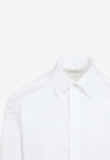 Long-Sleeved Poplin Shirt