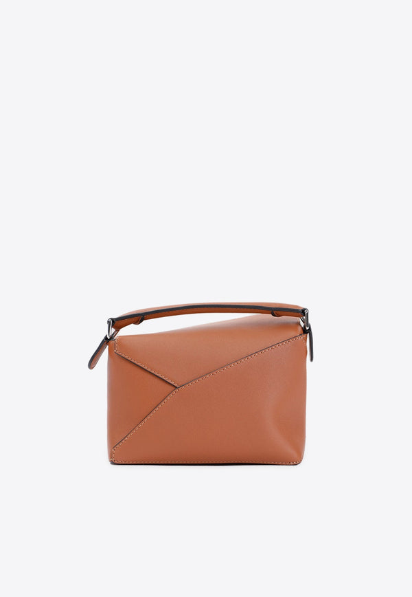 Mini Puzzle Shoulder Bag in Leather