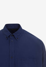 Logo-Embroidered Button-Down Shirt