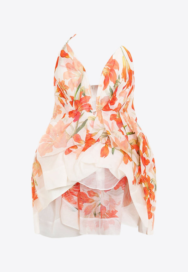 Tranquillity Floral Draped Top