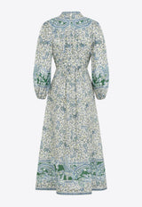 Ottie Paisley Midi Dress