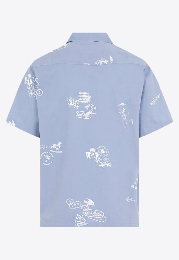 Graphic Print Short-Sleeved Shirt