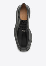 Leather Platform Oxford Shoes