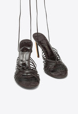 Atena 85 Strappy Calf Leather Sandals