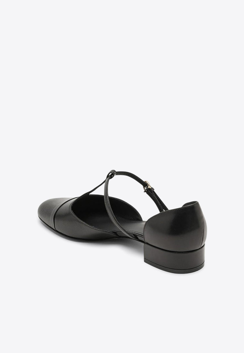 Linette T-strap Ballet Flats