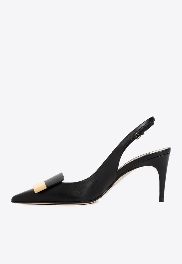 SR1 75 Slingback Pumps in Nappa Leather