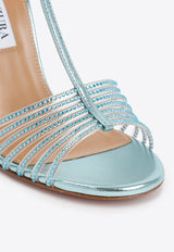 Amore Mio 105 Crystal-Embellished Sandals