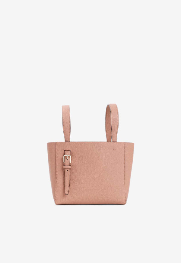 Micro Leather Bucket Bag