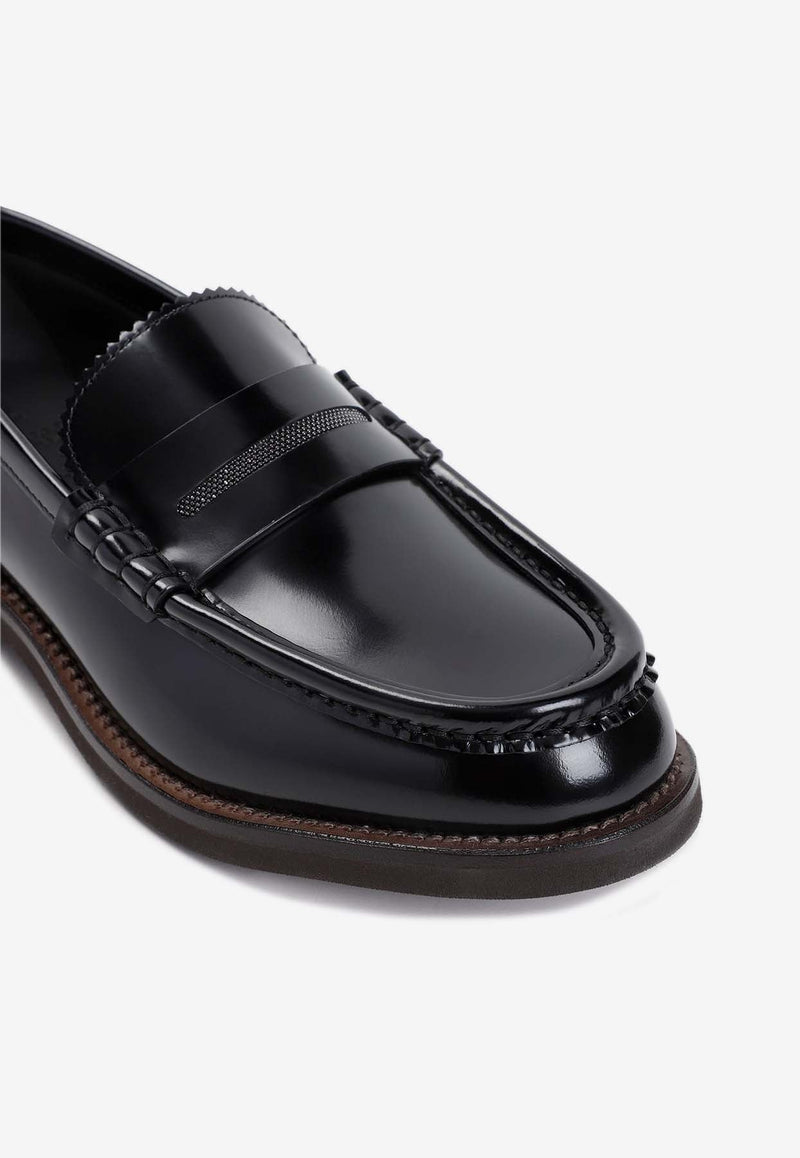 Leather Penny Loafers