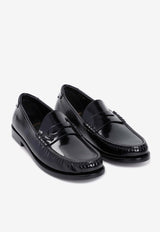 Monogram Penny Loafers in Leather