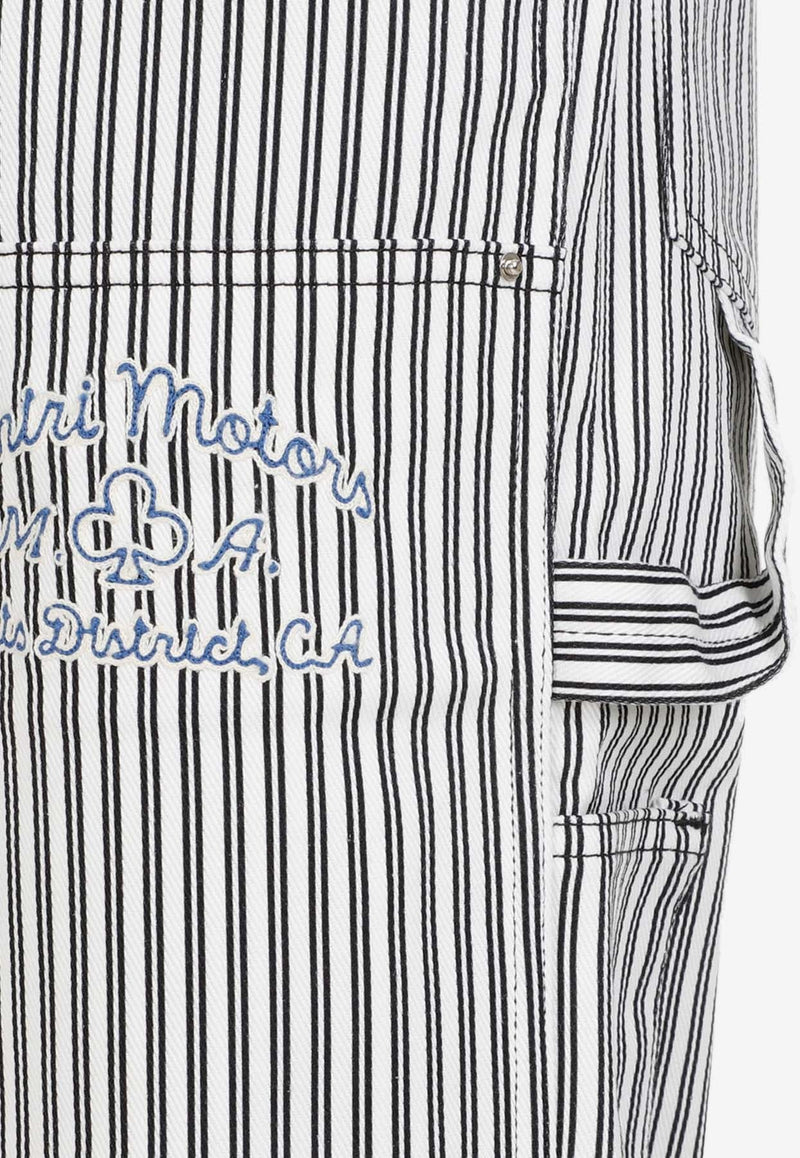 Striped Logo Pants