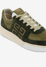 G4 Low-Top Suede Sneakers