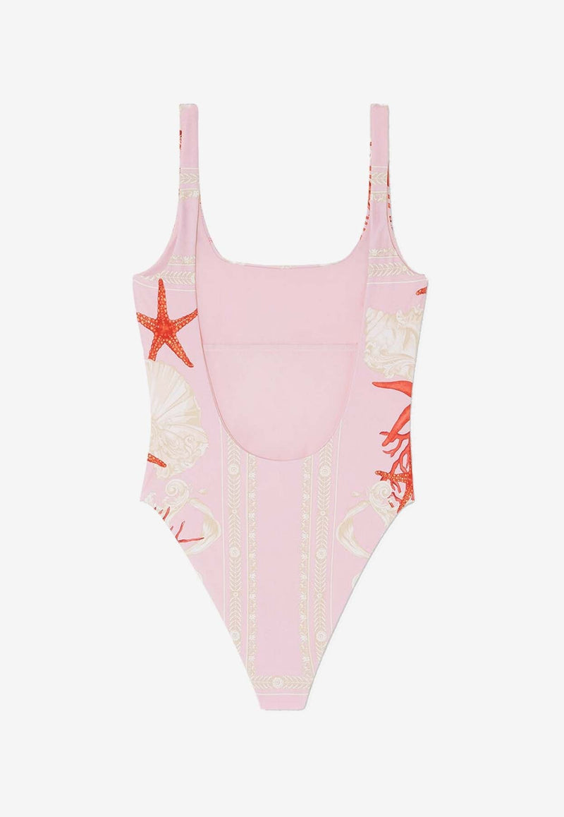 Barocco Sea Print One-Piece Swimsuit