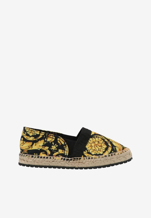 Girls Barocco Print Espadrilles