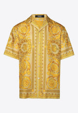 Barocco Print Silk Shirt