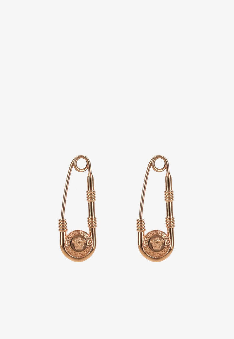 Safety Pin Drop Earrings