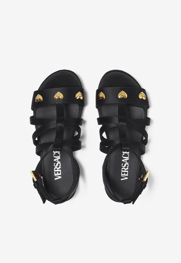 Girls Heart Medusa Sandals