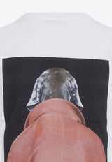 Cipria Dog Print T-shirt