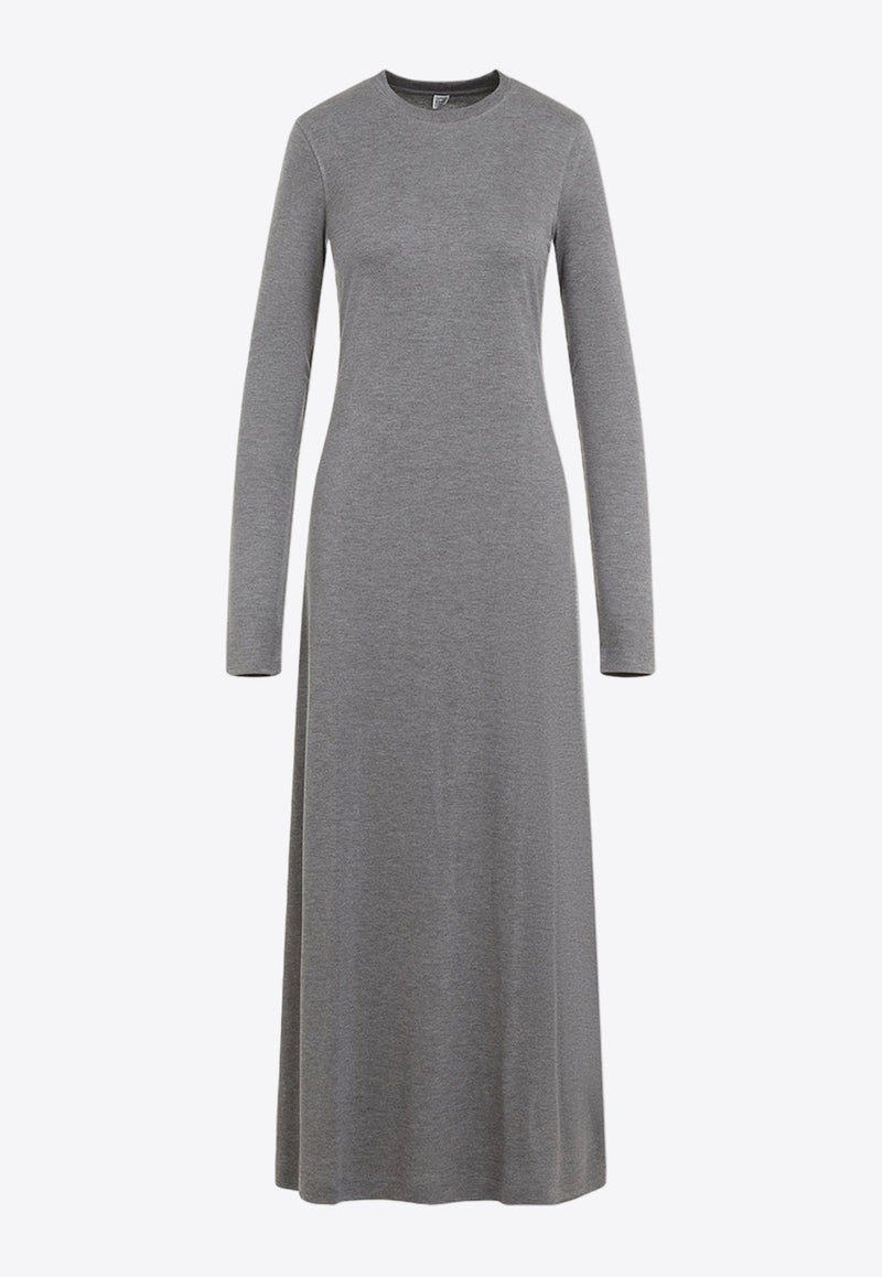 Long-Sleeved Maxi Dress