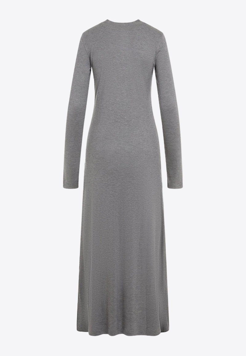 Long-Sleeved Maxi Dress