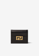 Greca Goddess Bi-Fold Wallet in Calf Leather