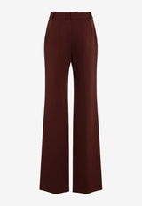 Flared Pleated Pants