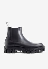 Greca Chelsea Boots in Calf Leather