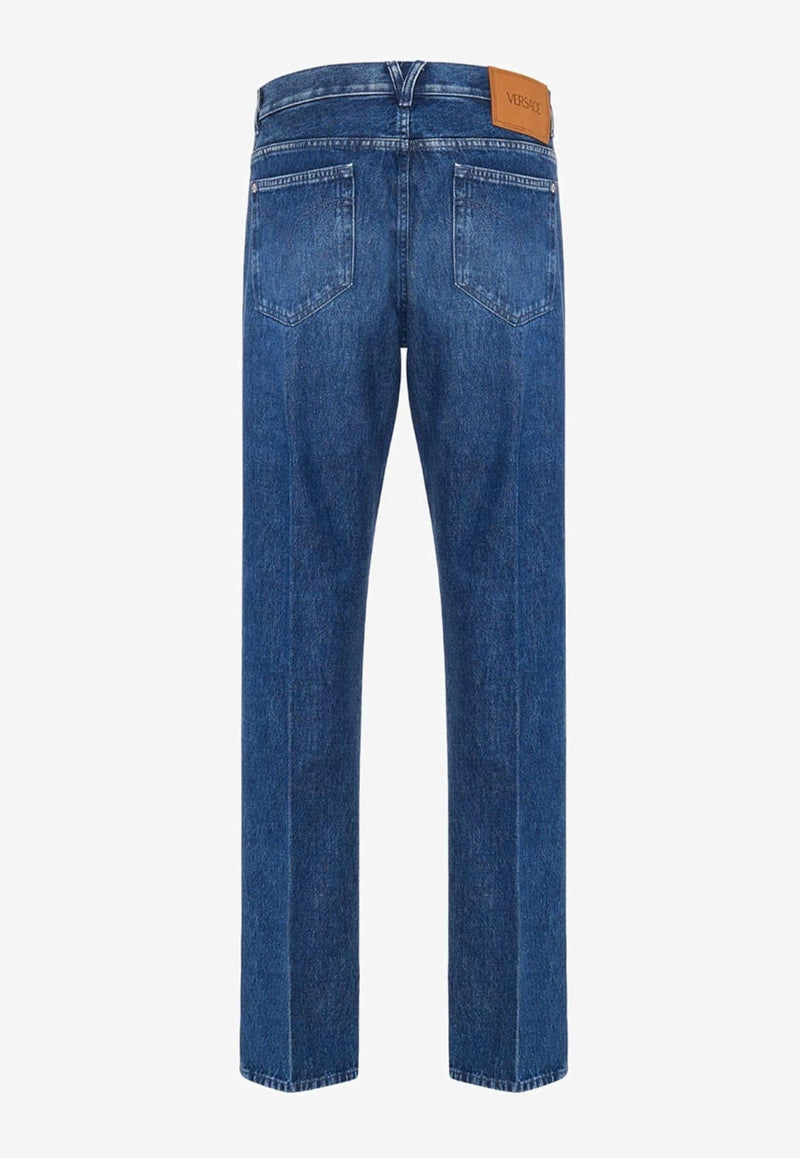 Medusa Biggie Straight-Leg Jeans