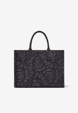 Medium Barocco Athena Jacquard Tote Bag