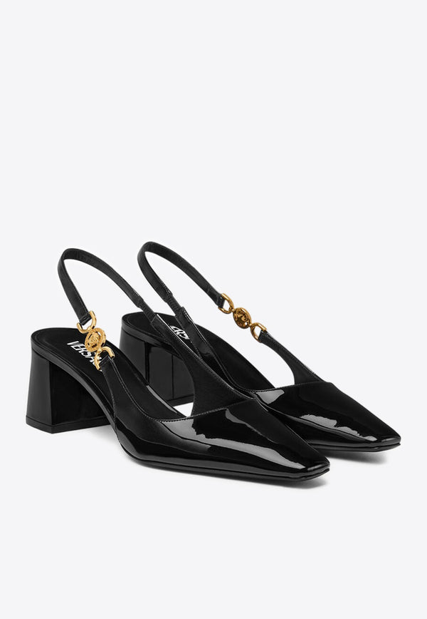 55 Medusa'95 Slingback Pumps in Patent Leather