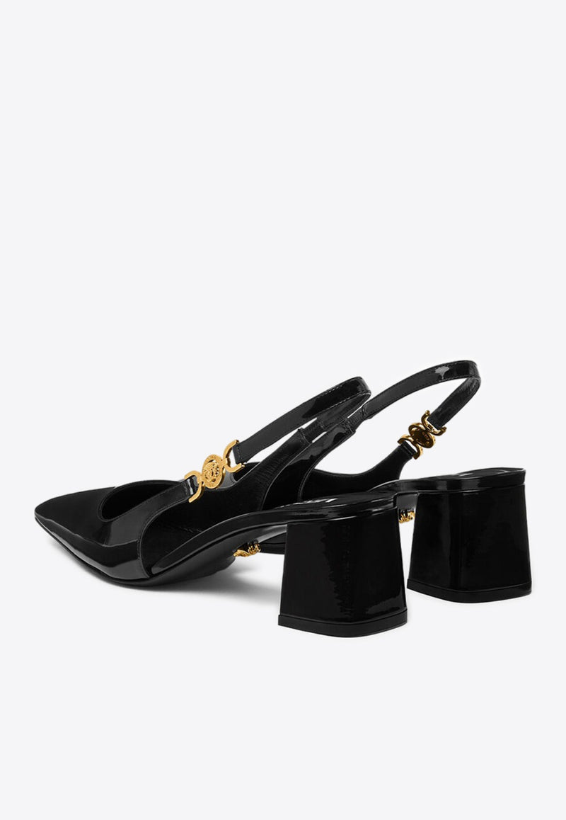 55 Medusa'95 Slingback Pumps in Patent Leather