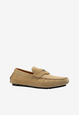 Medusa Biggie Suede Loafers