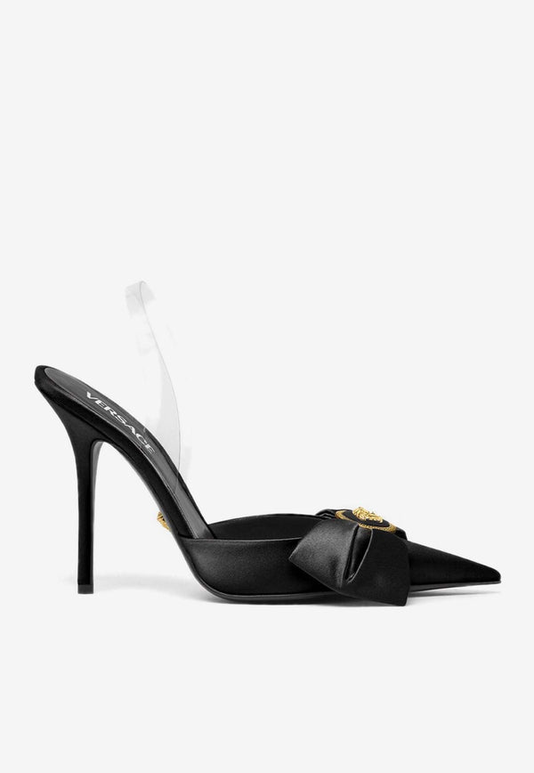 Alia 110 Slingback Satin Pumps