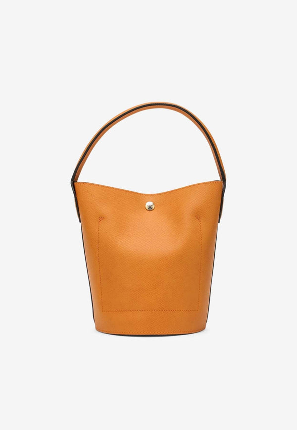 Small Épure Leather Bucket Bag
