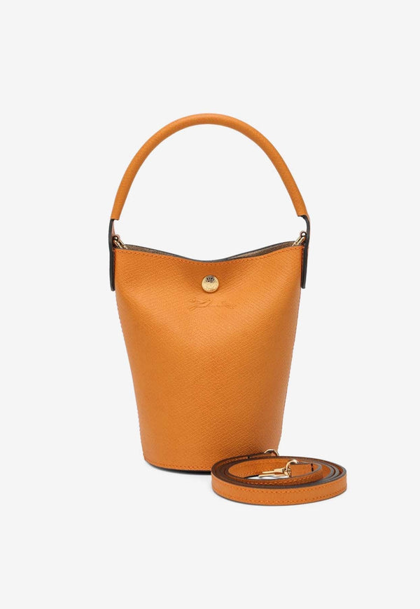 XS Épure Leather Bucket Bag