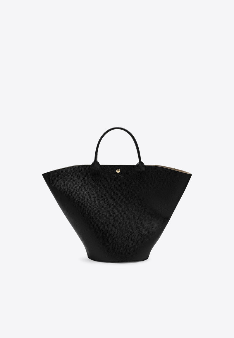 XL Épure Leather Tote Bag