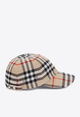 Checked Baseball Cap